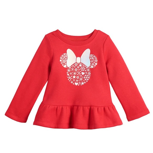 jumping beans Other - 5 for $20! Disney's Minnie Mouse Baby Girl Ruffle Hem Fleece by Jumping Beans®
